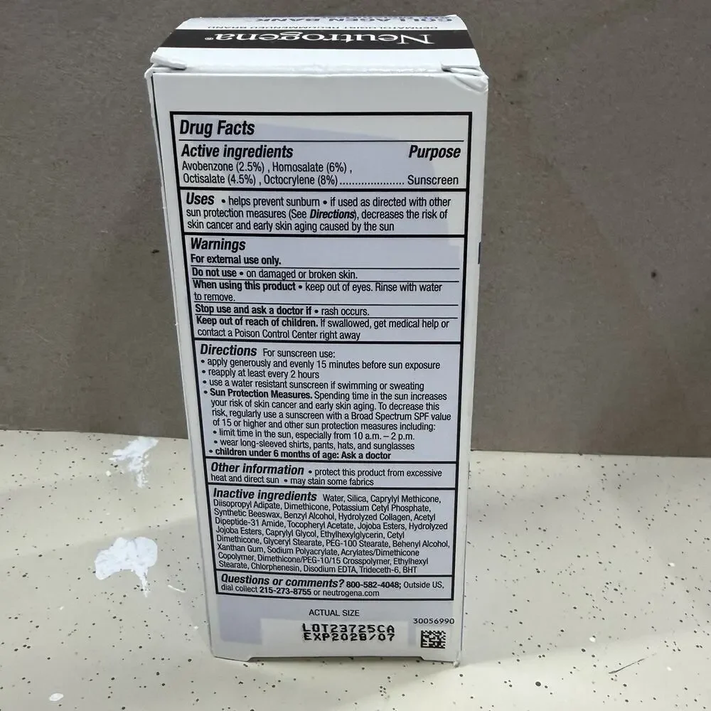 Neutrogena Collagen Bank Face Moisturizer Collagen Bakuchiol 2 fl oz NEW 7/2028